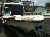 Flats Boat Fiberglass Repair